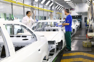 خط تولید ایران خودرو